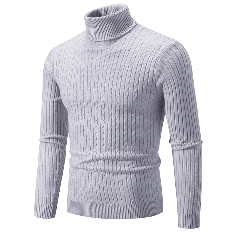 New Men's High Neck Sweater