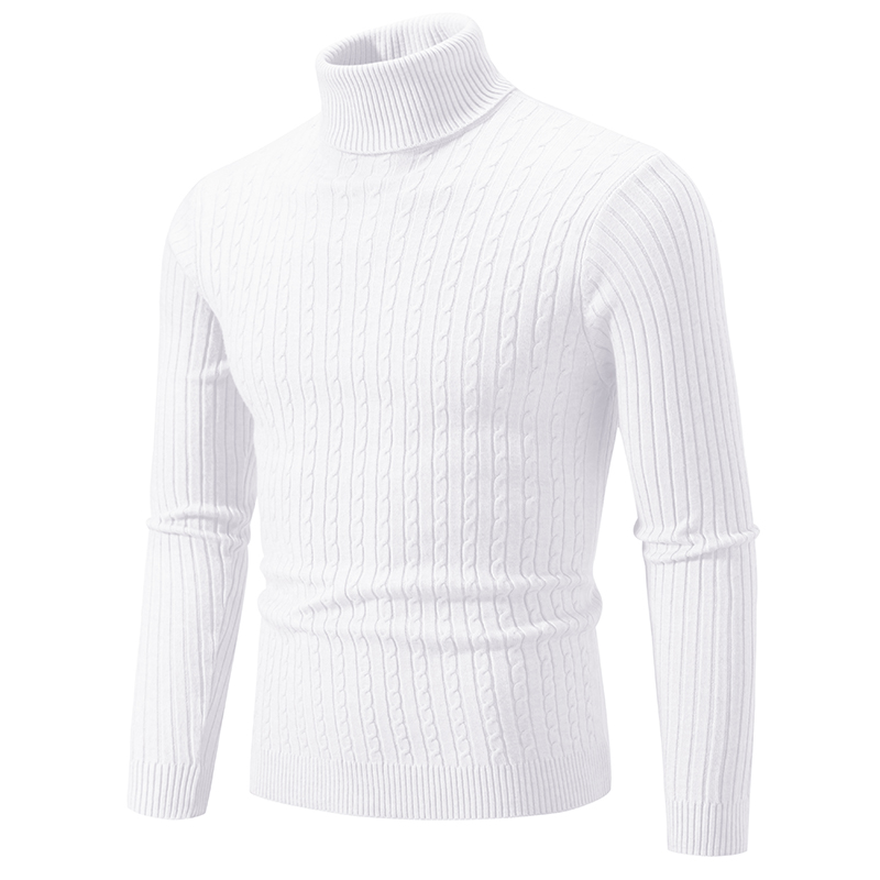 New Men's High Neck Sweater