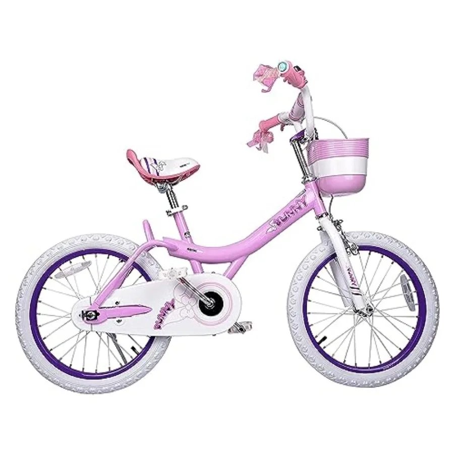 Princess Girls Bike 12 14 16 18 20 Inch Bicycle with Basket for Age 3-12 Years Pink Lightweight Aluminum Frame Easy to Ride