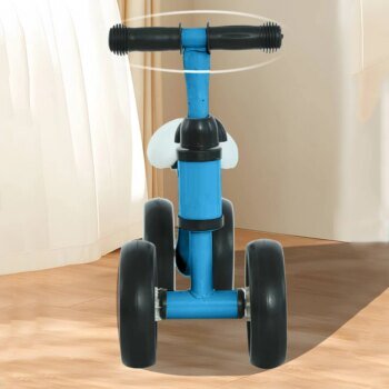 Baby Balance Bike Toddler Balance Bike Ergonomic Seat Baby Learning Walker 4 Wheels No Pedals Riding  for 1-3 Years Old Kids