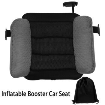 Inflatable Booster Car Seat PVC Inflatable Seat Cushion Portable Travel Seat Cushion With Storage Bag Narrow Backless Kid Seat