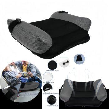 Kids Booster Seat Portable PVC Comfort Child Car Cushion Inflatable Travel Backless Space Saving Easy Fold With Bag