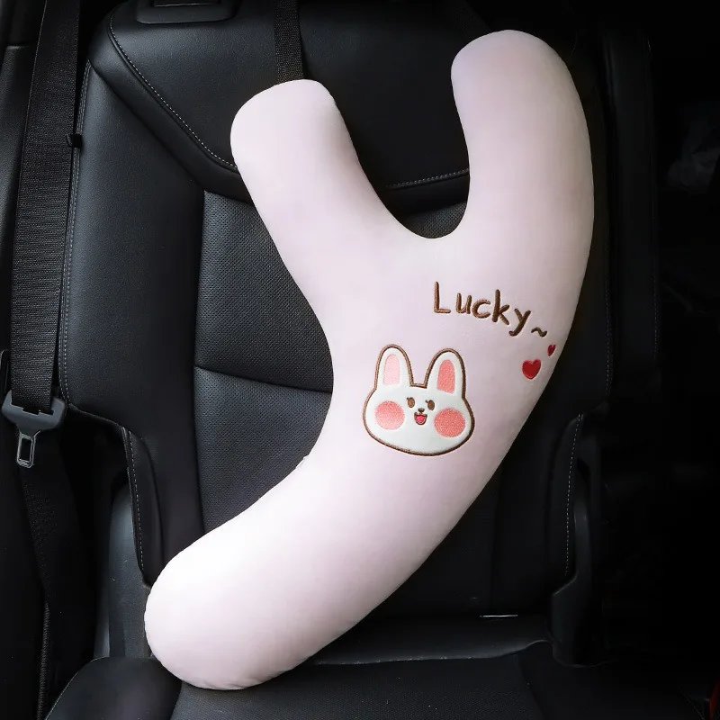 Long-distance Ride, Rear Car Sleeping Artifact, Children's Car Seat Belt, Neck Throw Pillow