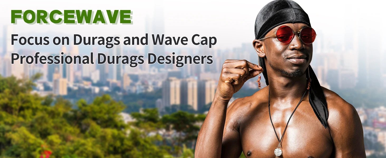 1-4Pcs New Silk Plus (High-Density) Durag Bandana Turban Hat Men Breathable Long Tail Doo Rag for men Durags Pirate Hat Headband