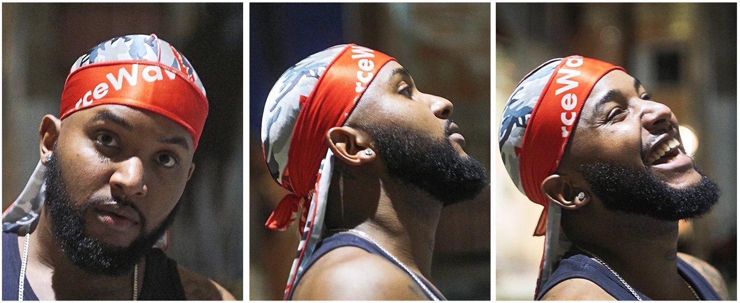 1-4Pcs New Silk Plus (High-Density) Durag Bandana Turban Hat Men Breathable Long Tail Doo Rag for men Durags Pirate Hat Headband