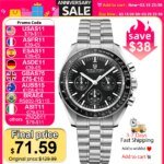 PAGANI DESIGN 2026 New Men's Watches Top Luxury Quartz Watch For Men Auto Date Speed Chronograph AR Sapphire Mirror Wrist watch