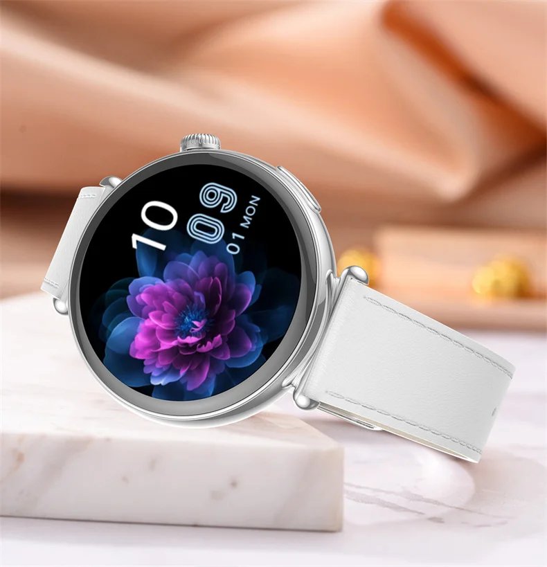 Women Smartwatch 1.32inch AMOLED Screen Call ECG Sport Watch Blood Pressure Micro physical examination AI dial Women Smart Watch