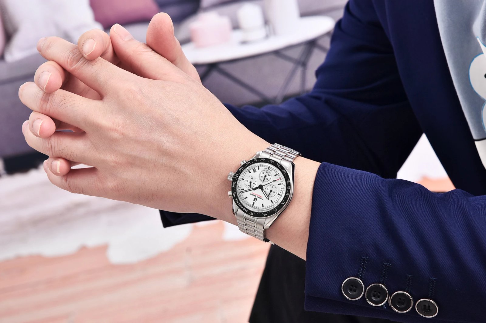 PAGANI DESIGN 2026 New V5 PD1701 Men's Watches Luxury Quartz Watch Men Sport Speed Chronograph AR Sapphire glass 100M Waterproof