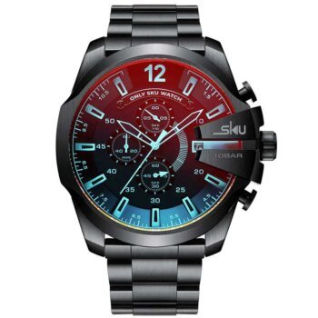 Men's Big Size Watch - SKU Durable Timepiece for Men watches color-changing watch individuality vintage fashion watches
