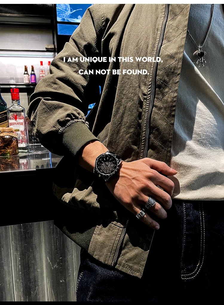 Quartz Watches for men Twelve Knights of the Round Table high quality Men's Watch man sports luxury brands waterproof men's