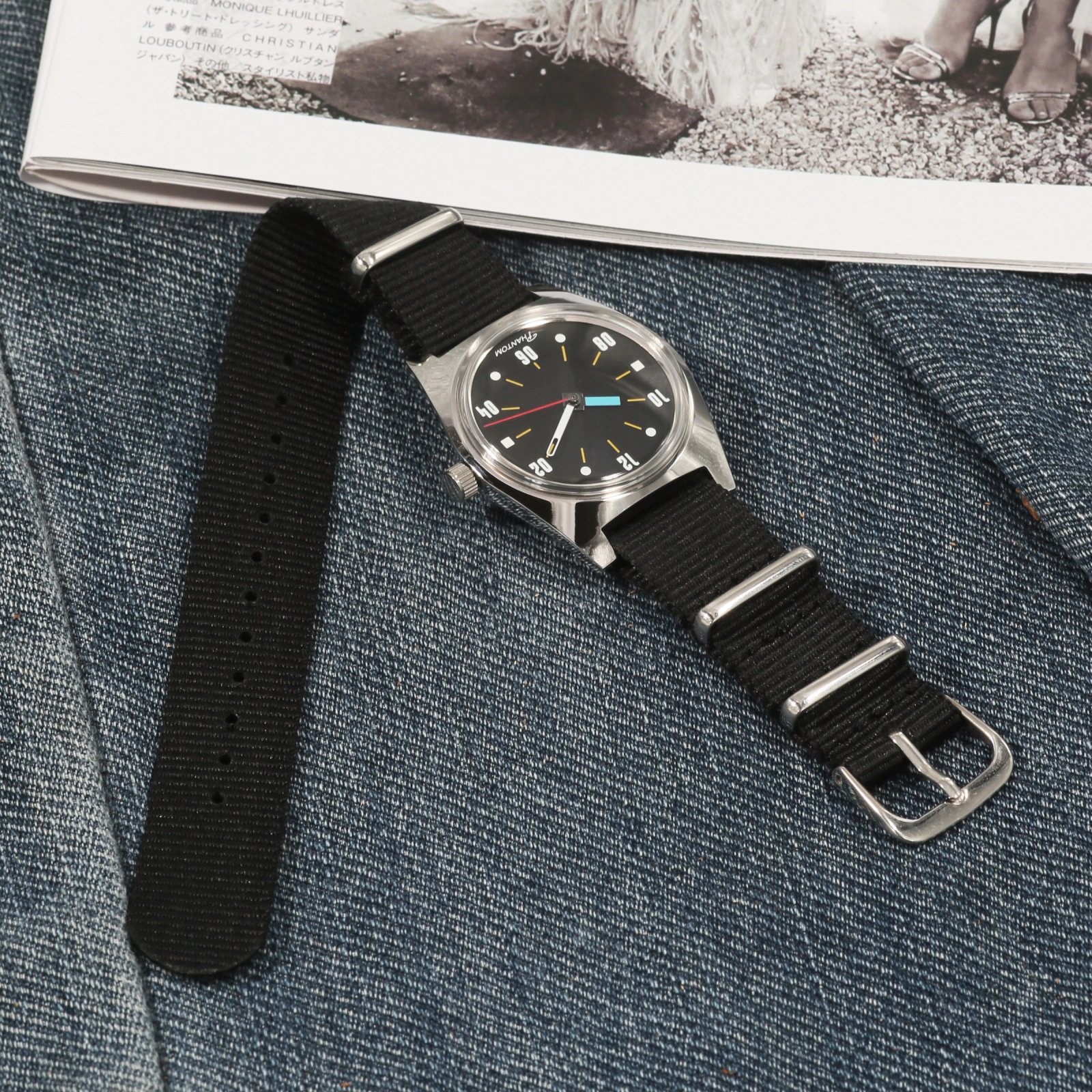 PHANTOM men’s Hand-Wind Mechanical Watch 7120 Waterproof Bauhaus Design Watch for Men wholesale