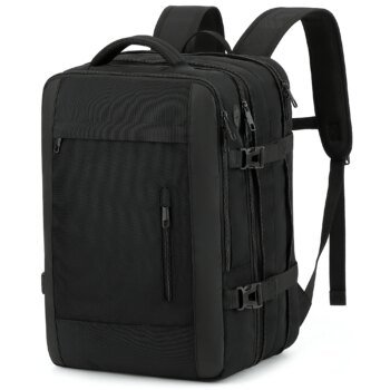 1 large-capacity expandable Men's backpack, multi-compartment outdoor hiking backpack, suitable for business and travel, meets a