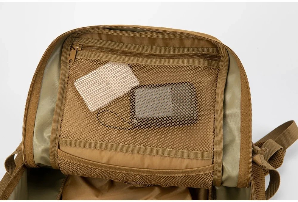 25L/45L Tactical Backpack for Men and Women Outdoor Survival Bug Out Bag Small School Rucksack Hking with Bottle Holder