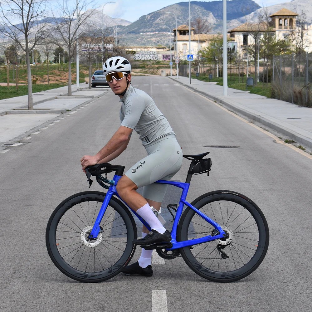 YKYWBIKE Men Cycling Bib Short Italy Interface Padding 7 Hours Riding Summer Road Bike Bibs Pants  Seamless Bicycle Shorts Bib