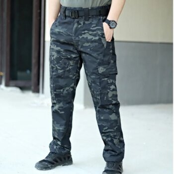 Tactical Pants Men Waterproof Waterproof pants men Combat Trousers Outdoor Multi-pocket Wear-resistant Cargo Pant