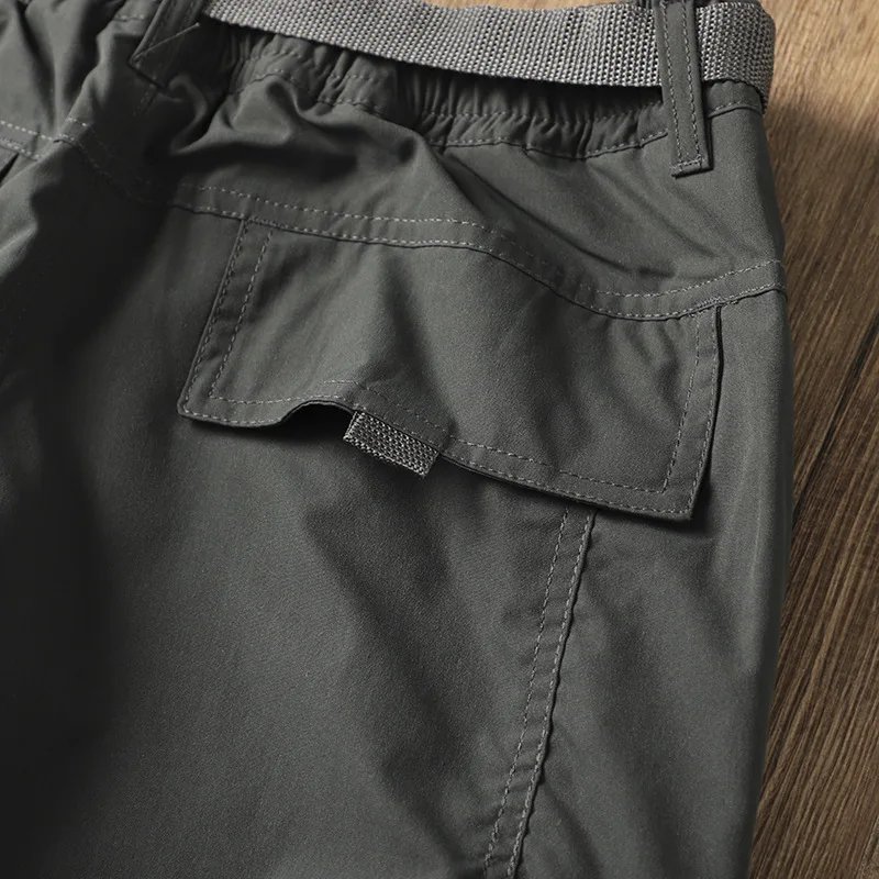 Outdoor Workwear Pants Men's Loose Fleece Lined Thick Soft  Hiking Pants Windproof Waterproof Polyester Fiber Straight Leg