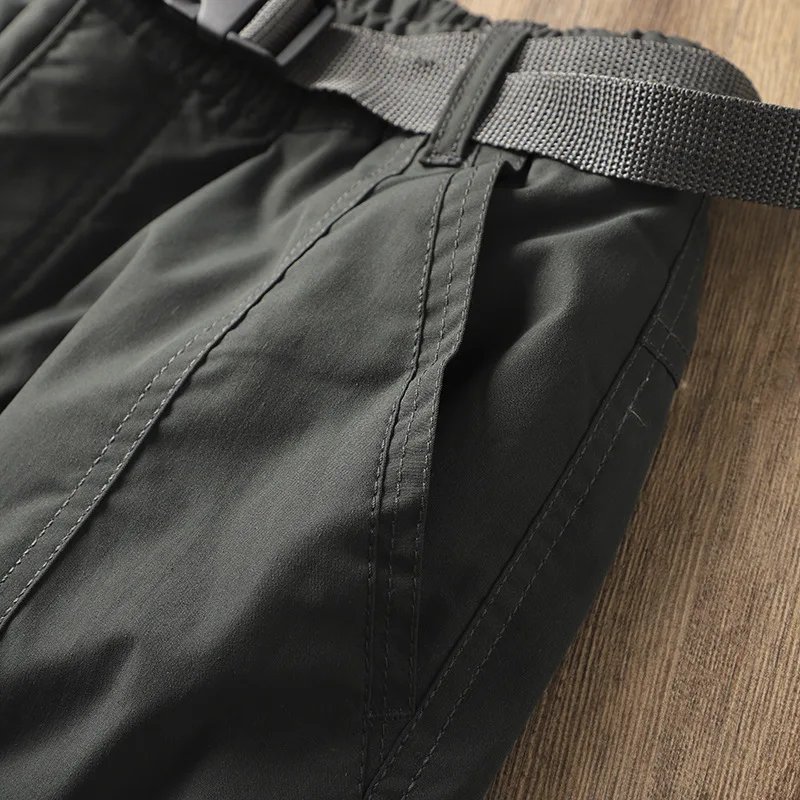 Outdoor Workwear Pants Men's Loose Fleece Lined Thick Soft  Hiking Pants Windproof Waterproof Polyester Fiber Straight Leg