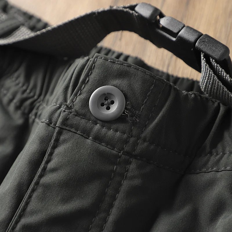 Outdoor Workwear Pants Men's Loose Fleece Lined Thick Soft  Hiking Pants Windproof Waterproof Polyester Fiber Straight Leg