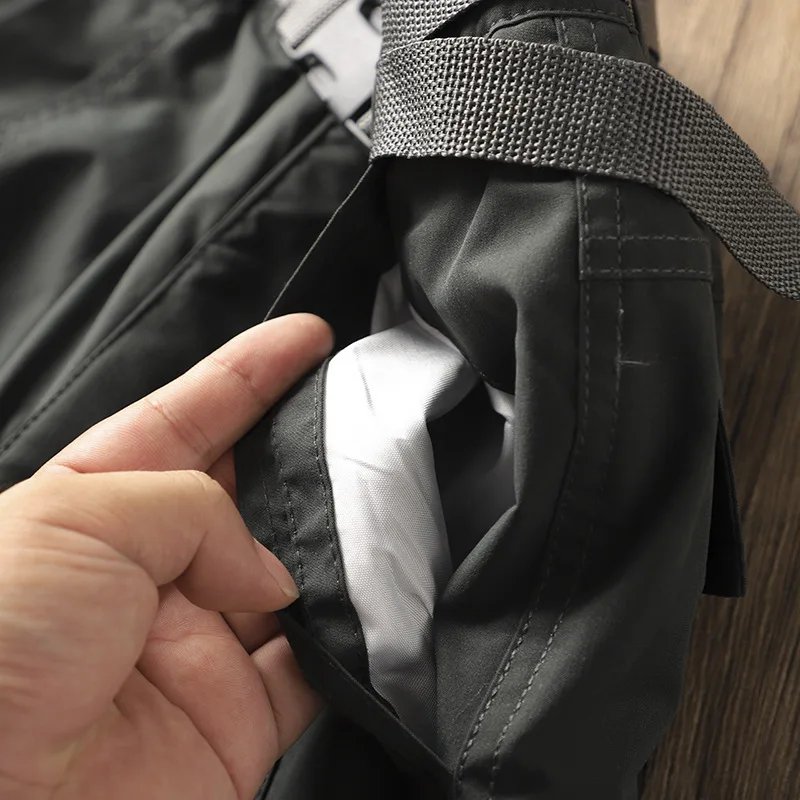 Outdoor Workwear Pants Men's Loose Fleece Lined Thick Soft  Hiking Pants Windproof Waterproof Polyester Fiber Straight Leg