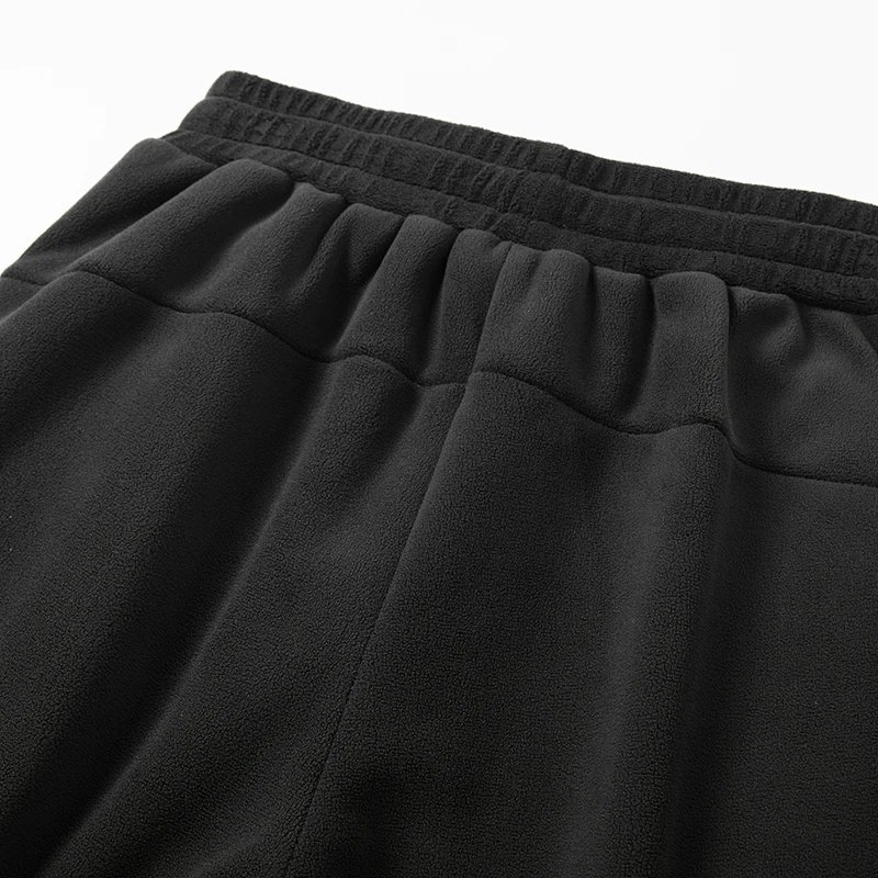 YJKVUR Unisex 2026 Winter New Oversize Pants Men Women Warm Fleece Liner Drawstring Trousers Casual Comfortable Gym Sweatpants