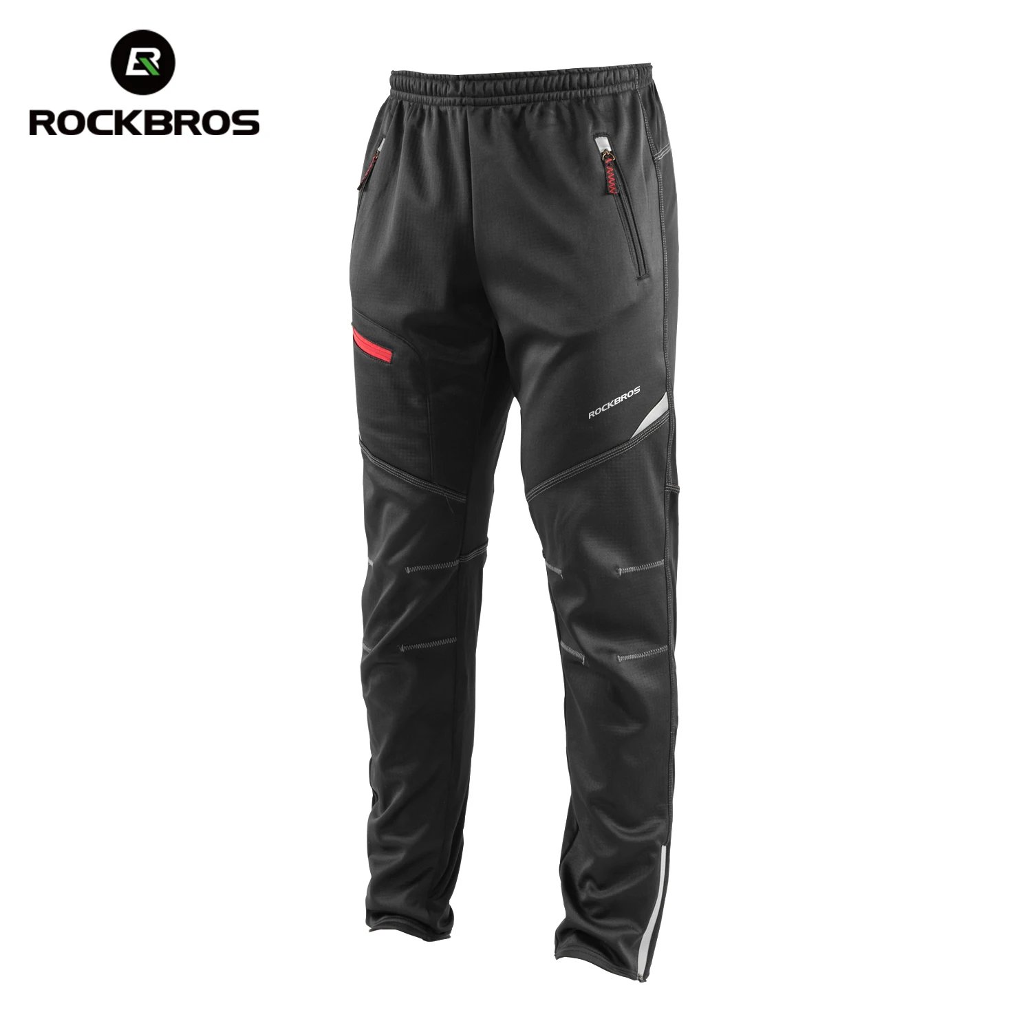 ROCKBROS Thermal Warm Cycling Pants Windproof Waterproof Winter Autumn Keep Warm Bike Long Trousers Sport MTB Road Bicycle Pants