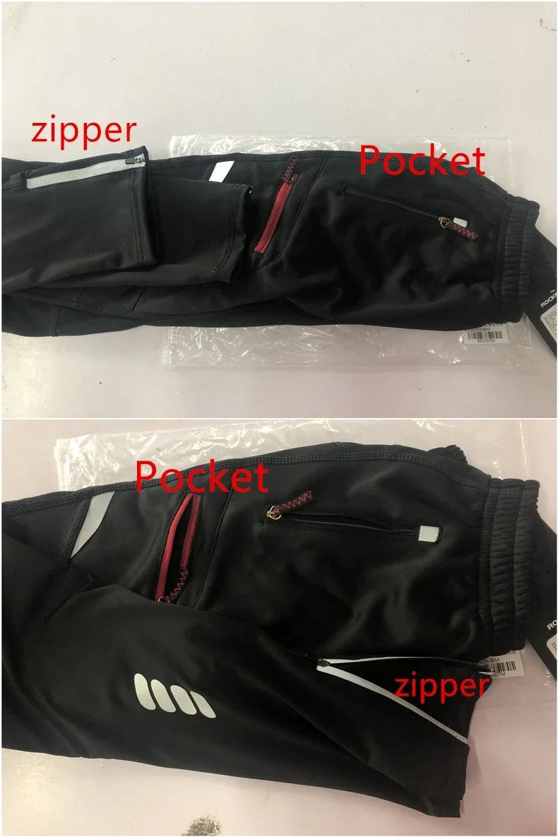 ROCKBROS Thermal Warm Cycling Pants Windproof Waterproof Winter Autumn Keep Warm Bike Long Trousers Sport MTB Road Bicycle Pants