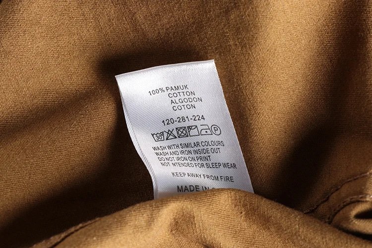 Autumn new 204 khaki retro wash solid color work shirt men's three-dimensional pocket trend loose jacket