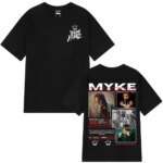 Rapper Myke Towers Graphic T-shirts Men Women Fashion Hip Hop Oversized T Shirt Comfort Cotton Short Sleeve T-shirt Streetwear
