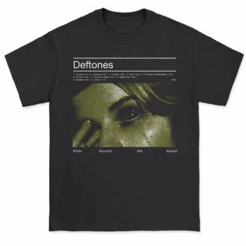 2025 Deftones Cotton Singer Band T Shirt Men Women Hip Hop Rock Tee Fashion Short Sleeve Tshirt Summer Oversized T-shirts Tops