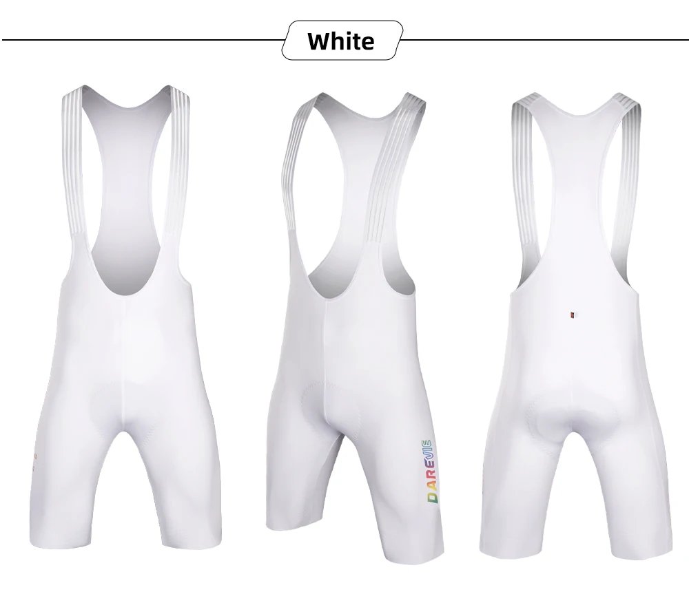 DAREVIE Cycling Bib Shorts Seamless 4.0 Italy ELASTIC-INTERFACE Pad Cycling Shorts Diamond Leg Gripper Men's Bretelelle Shorts