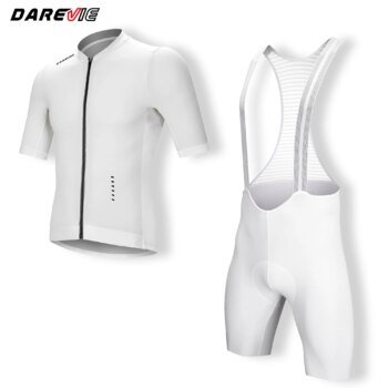 DAREVIE Men Cycling Shorts Seamless 2.0 90kg/m³ Pad Men's Cycling Tights MTB Road 7CM Non-Slip Bretelelle Men's Cycling Sets