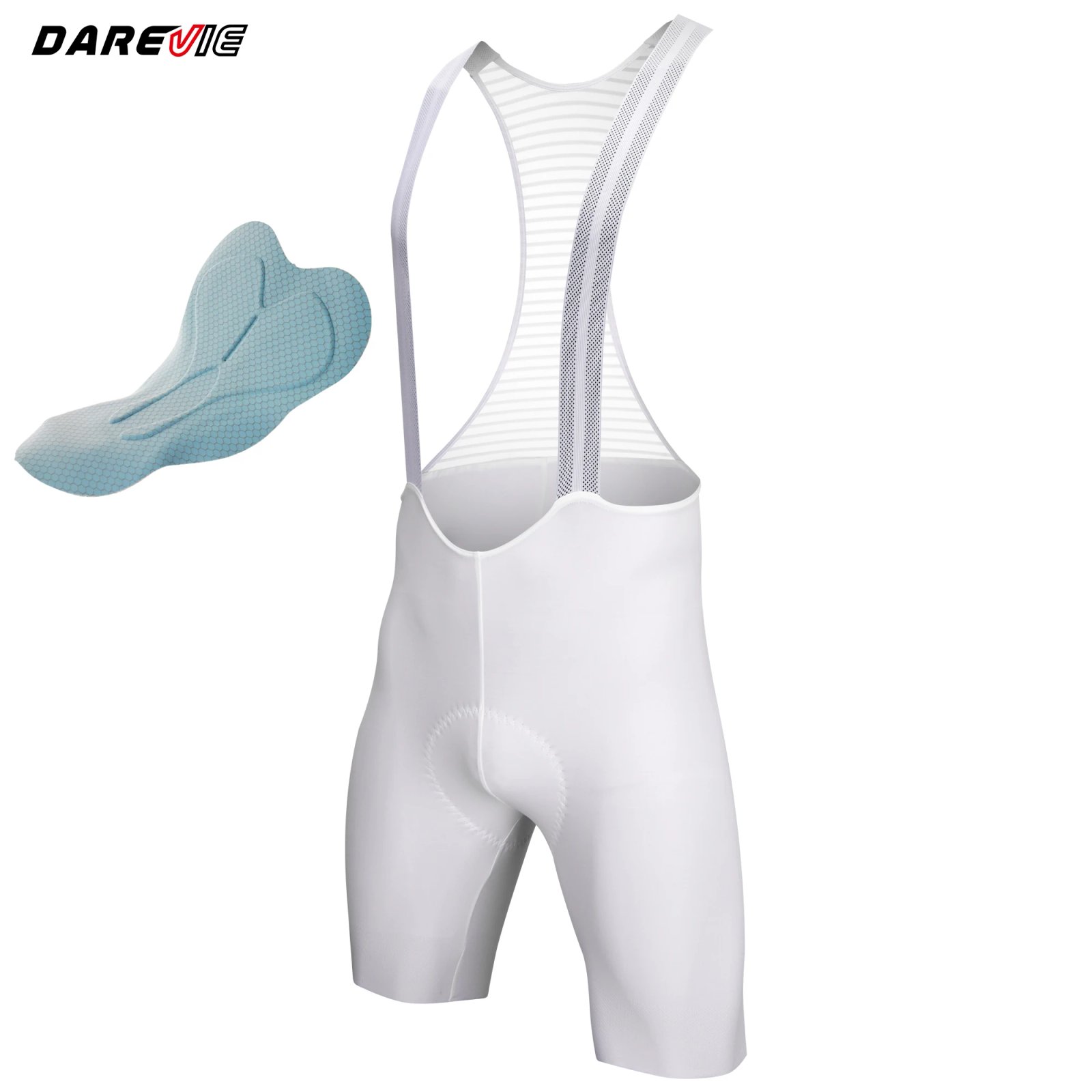 White Bib Shorts