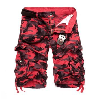 US Size 2025 New Camouflage Loose Cargo Shorts Men Cool Summer Military Camo Short Pants Homme Cargo Shorts