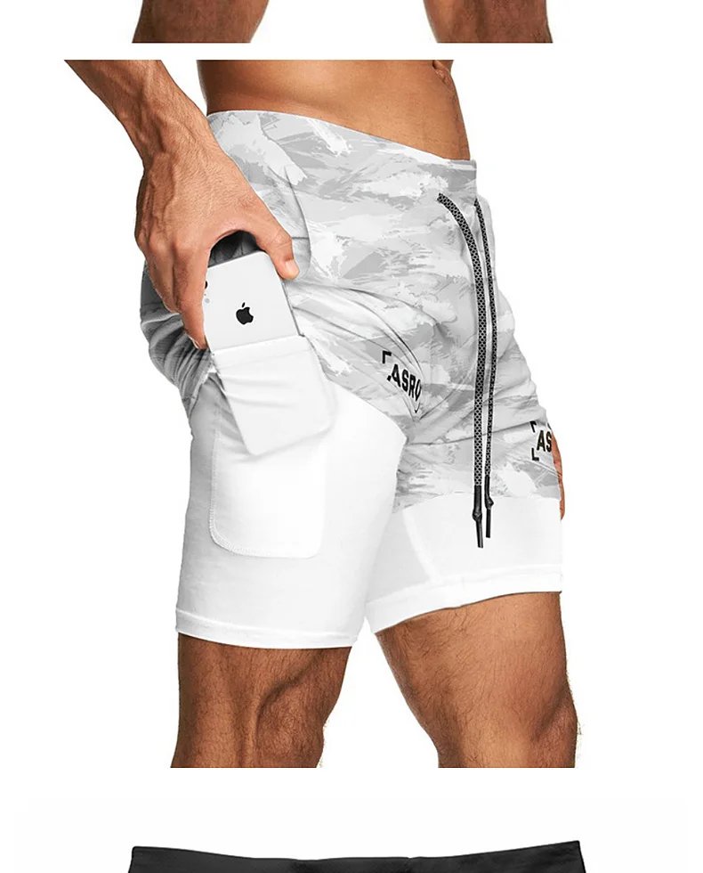 ASRV Men's Summer Quick Dry Running 2 in 1 Shorts Sports Jogger Short Pants Male Gym Fitness Training Sweatpants Plus Size M-5XL