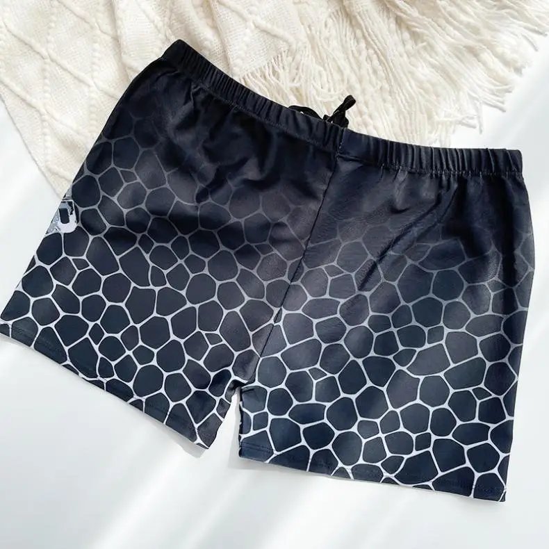 Plus Size Men Swimming Trunk Teenager Swimming Shorts Seaside Beachwear Spa Hot Spring Surfing Anti Embarrassment Swimwear Boxer