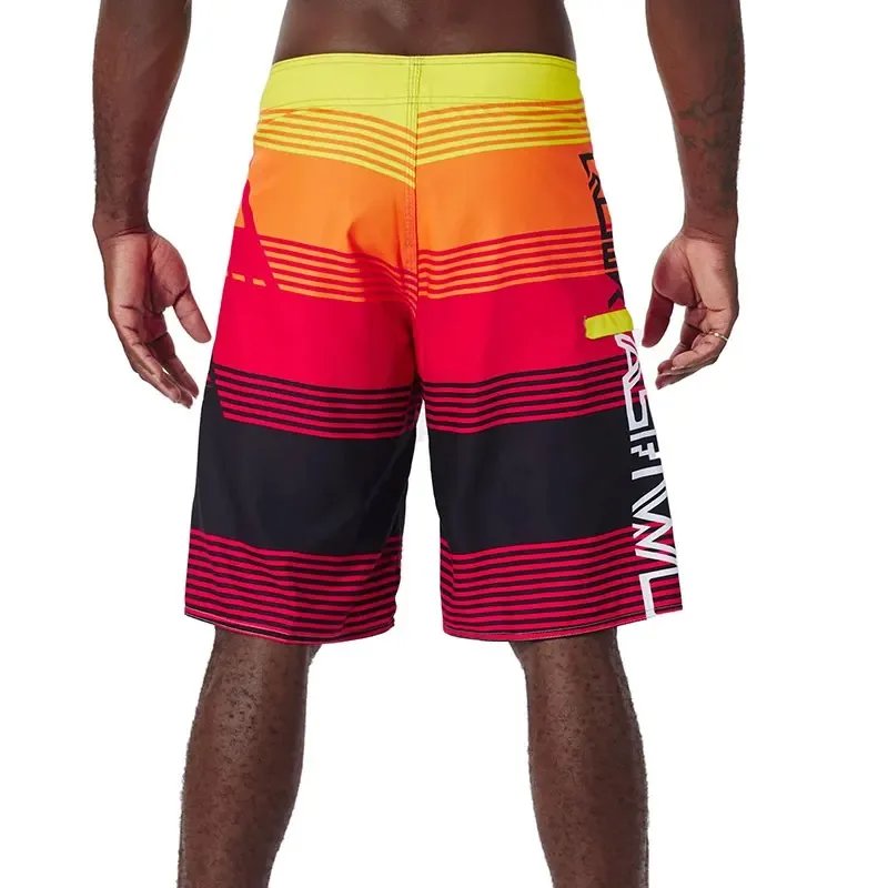 New Summer men's shorts casual breathable jogging fitness pants men loose printed board shorts surf beach pants swimming trunks