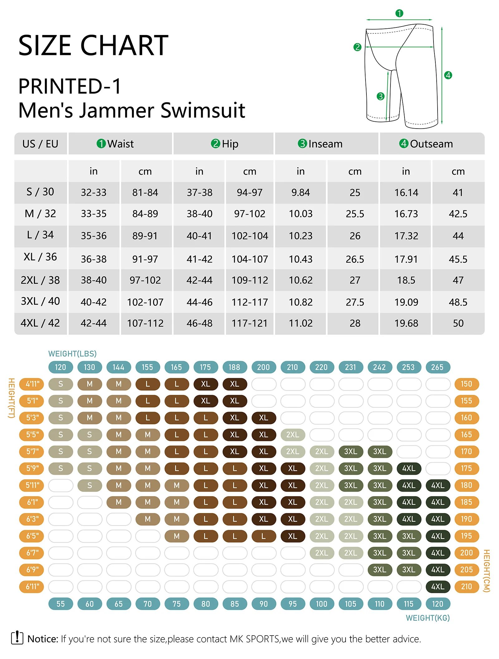 MY KILOMETRE Jammers For Men Size S To 4XL Swim Jammer Swimsuit For Practice Swimwear Men Team Suit Athletic Swimming Shorts