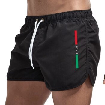 New men's quick-drying beach shorts fitness shorts summer swimwear leisure sports men's swimming board tide beach
