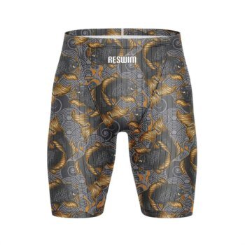 New Summer Men's Swim Jammer Short Training Swimsuit Japan Quick Drying Beach Swimming Trunks Swimwear Sports Tights Surf Shorts