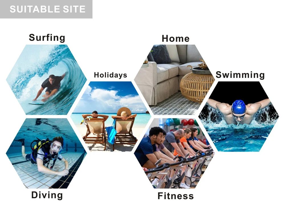 Men's Surf Suit Swimming T-shirts Rash Guards Swimsuit Beach UV Protection Diving Swimwear Long Sleeve Surfing Clothes Rashguard