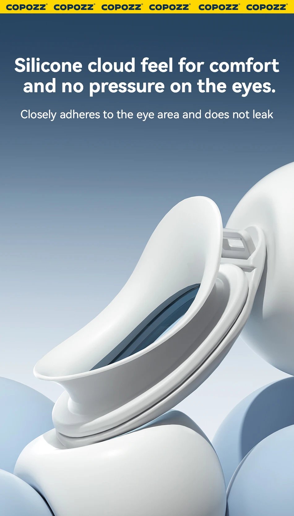 COPOZZ New Swimming Goggles Myopia Men Women Imported Lasting Anti Fog UV Protecion Adjustable Professional Diving Swim Glasses