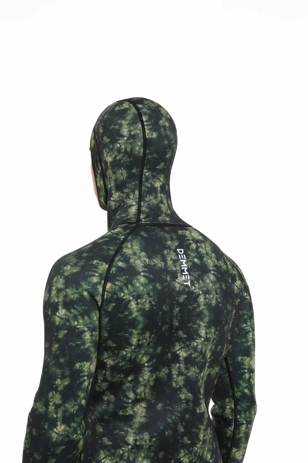 3mm/5mm Spearfishing Wetsuit Camouflage Open Cell Neoprene Free Diving Suit 2-Piece Fullsuit Mens Hooded Snorkeling Suits