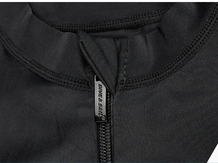 Men's One-piece Beach Sunscreen Wetsuit Anti-jellyfish Surfing Swimming Rash Guard Snorkeling Diving Suit Quick Drying Swimsuit