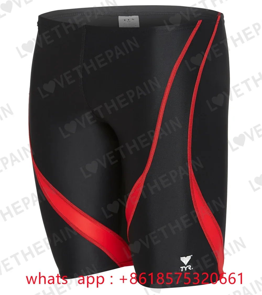 Tyr Men's Alliance Splice Jammer Swimsuit Swimwear Training Swim Shorts Trunks Beach Tight Swimming Pants Jammer Sports Surf