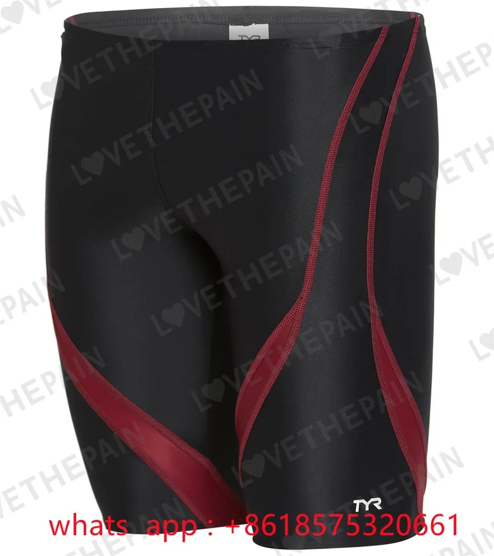 Tyr Men's Alliance Splice Jammer Swimsuit Swimwear Training Swim Shorts Trunks Beach Tight Swimming Pants Jammer Sports Surf