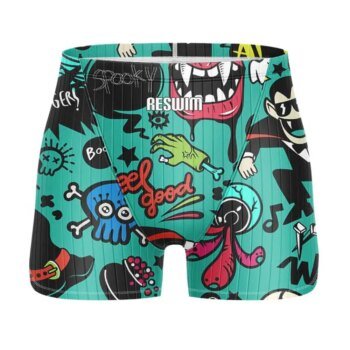 Summer Men's Swim Jammer Swimsuit Shorts Chlorine Resistant Swimwear Swimming Trunks 2025 Beach Tights Gym Surfing Pants