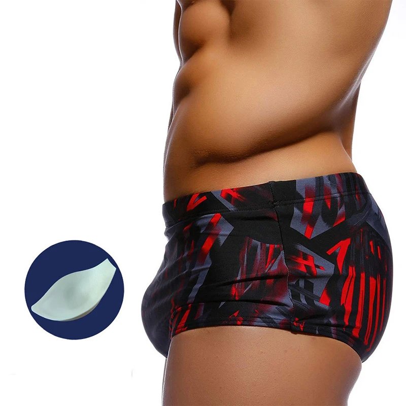 Mens Swimsuit Swim Trunks Surf Beach Shorts Quick Dry Swimwear Bathing Trunks Boxer Bathing Suits Beachwear Boardshort