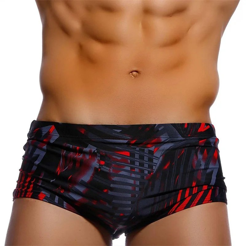 Mens Swimsuit Swim Trunks Surf Beach Shorts Quick Dry Swimwear Bathing Trunks Boxer Bathing Suits Beachwear Boardshort