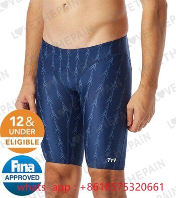Men's Jammer Swimsuit Swimming Trunks Swimming Shorts Swim Surfing Trunks Briefs Racing Performance Shorts Beach Swimwear 2023