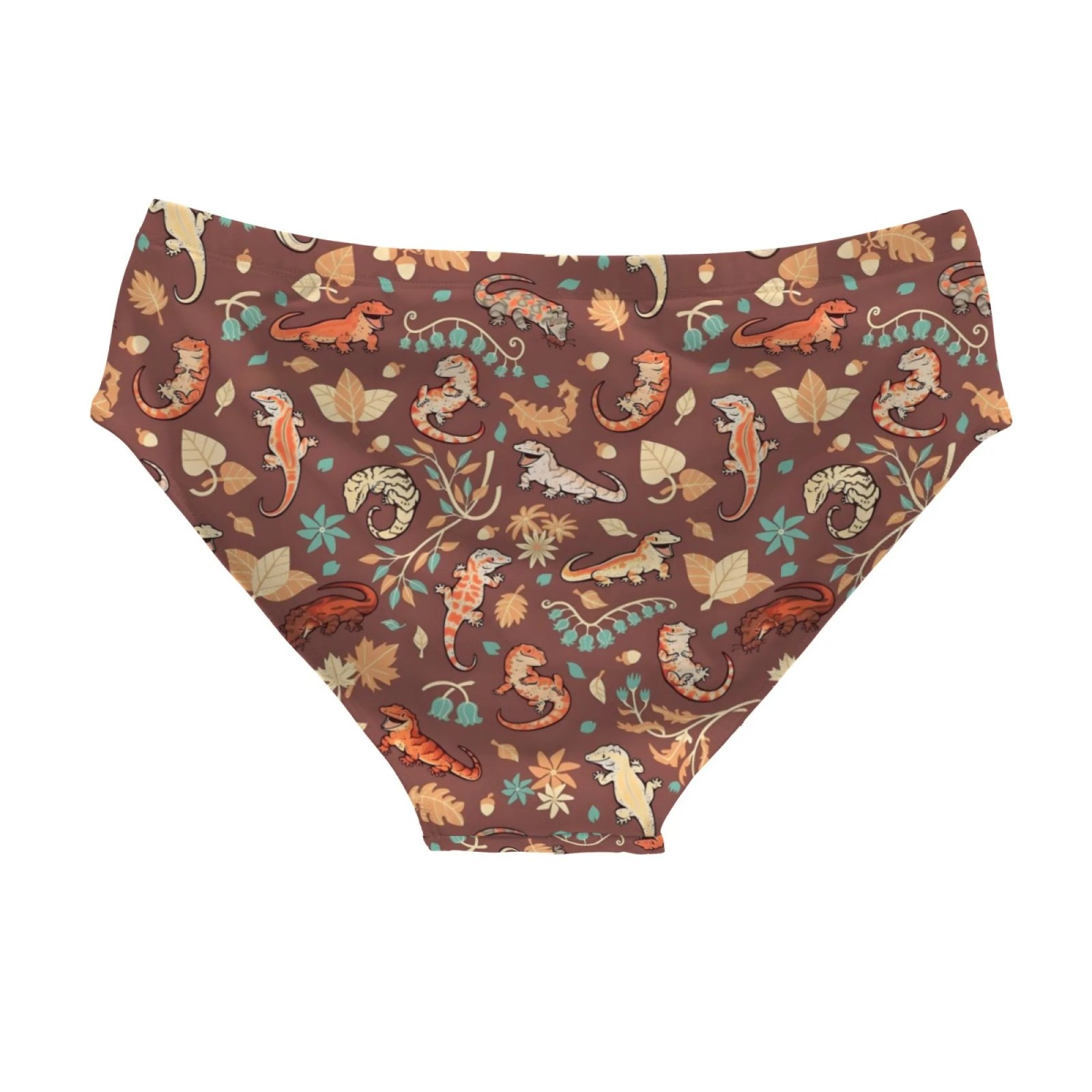 Cartoon Forest Lizard Funny Swimming Trunks Sexy Bikini Men's Briefs Swimwear Comfortable Fashionable Pool Beach Surf Shorts